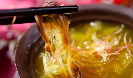 Shark fin soup
